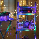 100 LED con giunto terminale e controller a 8 modalità di visualizzazione per feste di Natale, CA 110 V, spina americana, 100 LEDs AC 110V(Colorful Light), 100 LEDs AC 110V(White Light), 100 LEDs AC 110V(Red Light)                                      ...