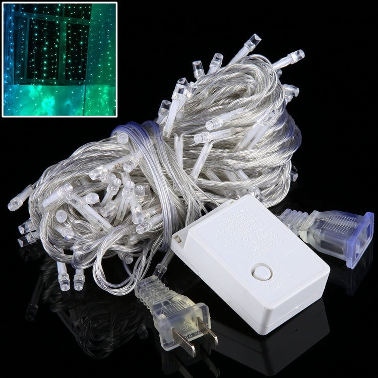 100 LED con giunto terminale e controller a 8 modalità di visualizzazione per feste di Natale, CA 110 V, spina americana, 100 LEDs AC 110V(Colorful Light), 100 LEDs AC 110V(White Light), 100 LEDs AC 110V(Red Light)                                      ...