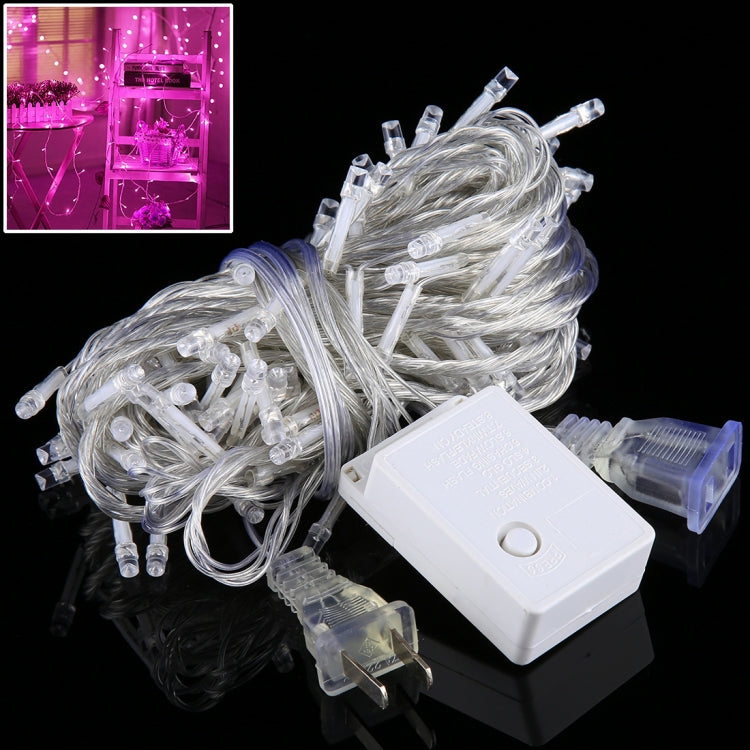 100 LED con giunto terminale e controller a 8 modalità di visualizzazione per feste di Natale, CA 110 V, spina americana, 100 LEDs AC 110V(Colorful Light), 100 LEDs AC 110V(White Light), 100 LEDs AC 110V(Red Light)                                      ...