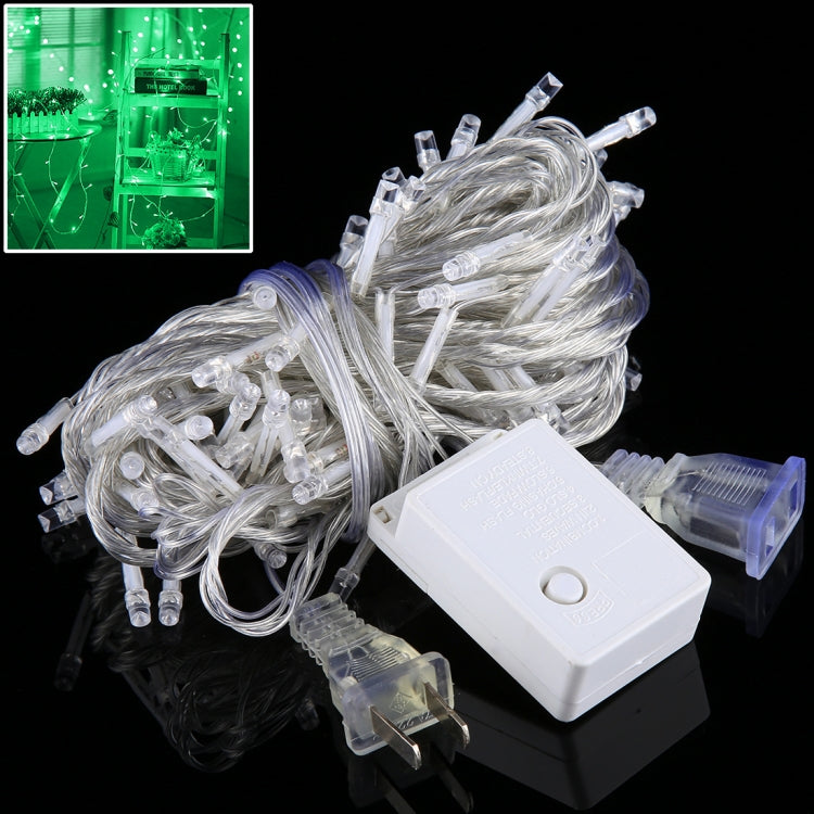 100 LED con giunto terminale e controller a 8 modalità di visualizzazione per feste di Natale, CA 110 V, spina americana, 100 LEDs AC 110V(Colorful Light), 100 LEDs AC 110V(White Light), 100 LEDs AC 110V(Red Light)                                      ...