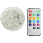 Luce multicolore a 14 LED con telecomando