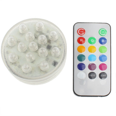 Luce multicolore a 14 LED con telecomando