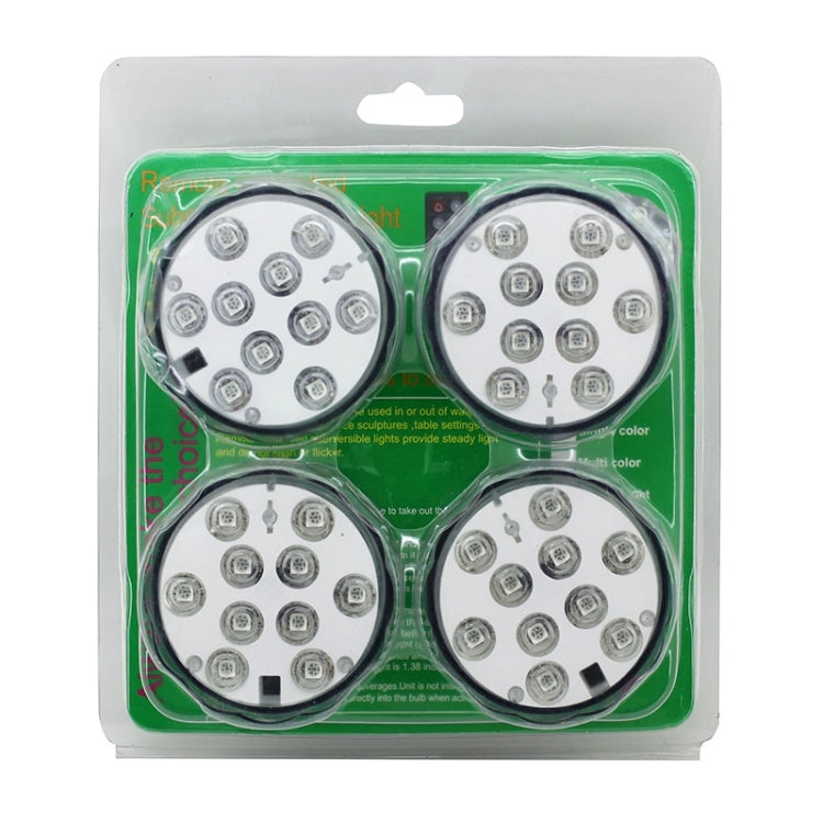 Lampada subacquea LED 10 luci con telecomando