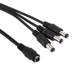 Cavo connettore da cilindro femmina a 3 cilindri maschio da 5,5 x 2,1 mm per controller luci LED