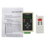 Controller SPI con telecomando RF per strisce luminose a LED, DC 12V