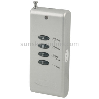 Controller audio RF 12A per telecomando per strisce LED RGB (argento), 12A