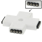 Connettore Femmina 4 Pin 4 Vie + Shape per Striscia Flessibile LED RGB