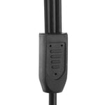 Connettore cavo di alimentazione CC femmina da 5,5 x 2,1 mm a 3 maschi con interruttore per striscia LED, lunghezza: 30 cm