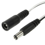 Cavo di prolunga di alimentazione CC da 5,5 x 2,1 mm per controller luci LED, lunghezza: 40 cm