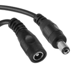 Spina di alimentazione CC da 5,5 x 2,1 mm Cavo connettore di prolunga maschio-femmina con interruttore ON/OFF, lunghezza: 30 cm