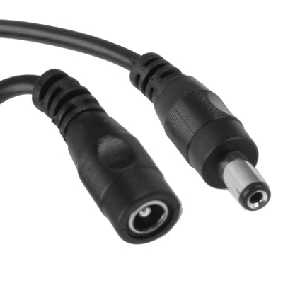 Spina di alimentazione CC da 5,5 x 2,1 mm Cavo connettore di prolunga maschio-femmina con interruttore ON/OFF, lunghezza: 30 cm
