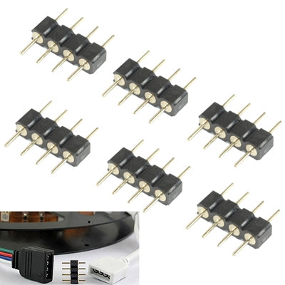Connettore maschio 4 pin per striscia LED RGB SMD