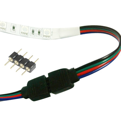 Connettore maschio a 4 pin per striscia luminosa LED RGB SMD