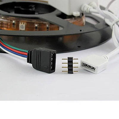 Connettore maschio a 4 pin per striscia luminosa LED RGB SMD