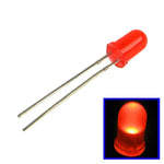 Lampada LED rotonda a luce verde da 1000 pezzi da 3 mm