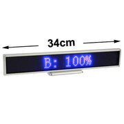 Risoluzione display: 128 x 16 pixel, lunghezza: 41 cm, Blue, Green, Red, 黄光