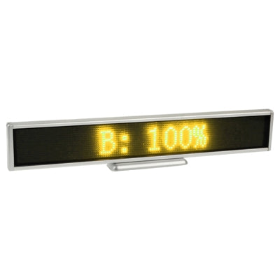 Display LED 128x16 pixel 41 cm verde blu rosso