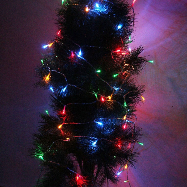 Per feste di Natale, 80 LED, luce RGB, alimentato a batteria