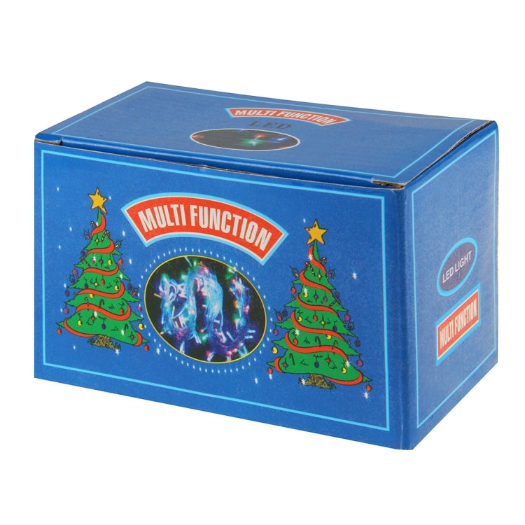 Per la festa di Natale, 100 LED a luce bianca, con controller a 8 funzioni, 220 V, presa UK