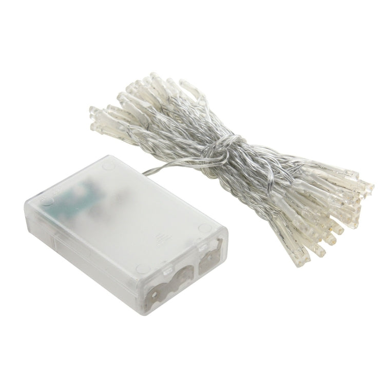 Per feste di Natale, 50 LED, luce RGB, alimentato a batteria