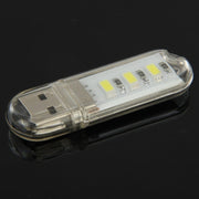 Lampada USB a 3 LED SMD 5630 1,5W luce bianca e verde
