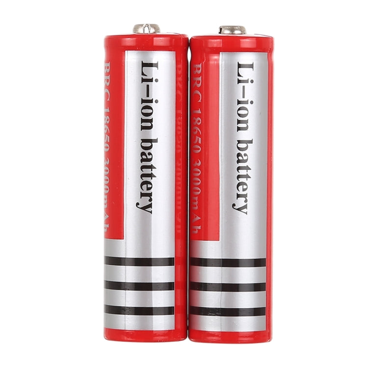 2 batterie agli ioni di litio ricaricabili a lunga durata UltraFire 18650 3000mAh 3,7V, 3000mAh