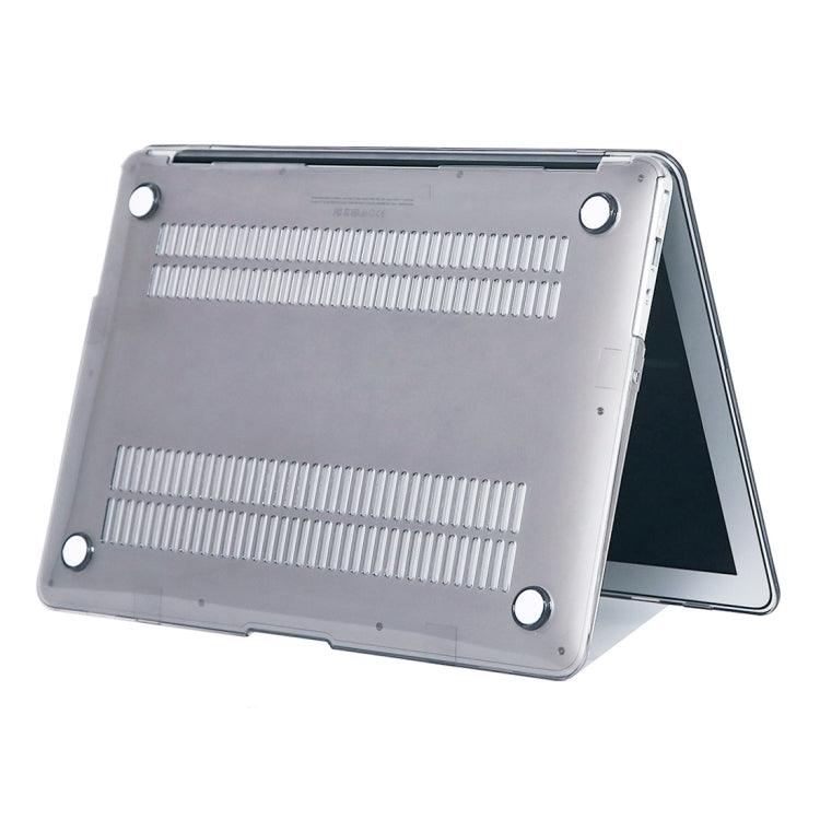 Per MacBook Air 13,3 pollici A1466 2012-2017 / A1369 2010-2012 Custodia protettiva rigida in cristallo per laptop, Grey, Pink