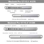 Custodia rigida in cristallo per MacBook Pro 15,4"