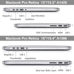 Custodia rigida in cristallo per MacBook Pro Retina 13,3"
