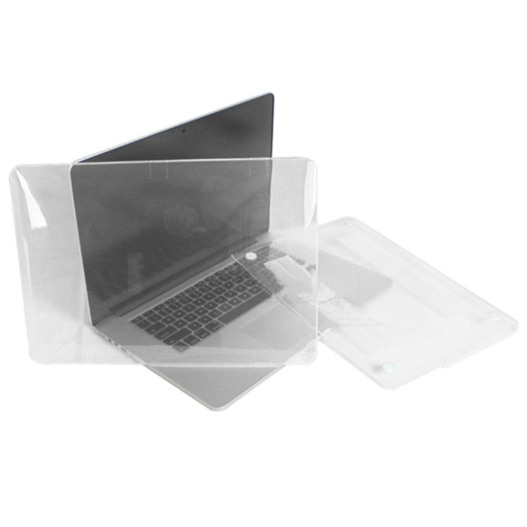 Custodia rigida in plastica trasparente per MacBook Pro 15,4"
