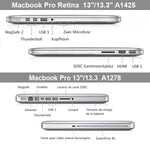 Custodia rigida in plastica per MacBook Pro Retina 13,3"