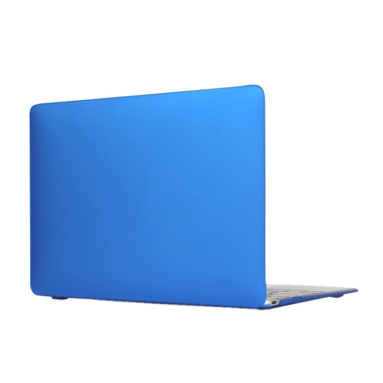 Custodia protettiva in plastica rigida satinata traslucida per laptop per MacBook da 12 pollici