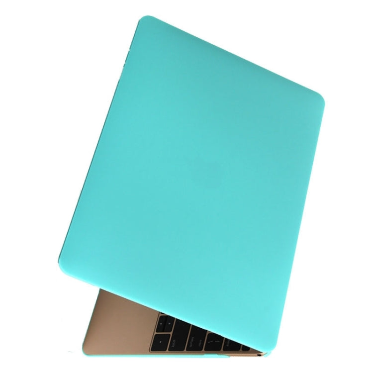 Custodia protettiva in plastica rigida satinata colorata per MacBook da 12 pollici