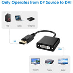 Adattatore DisplayPort maschio a DVI 24+5 femmina, lunghezza cavo: 12 cm, DP Male to DVI 24+5 Female