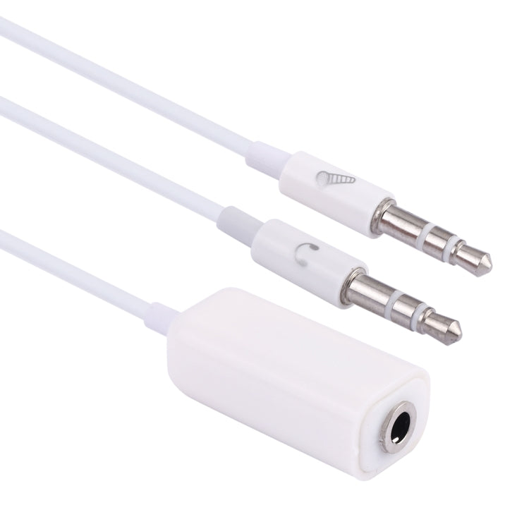 Jack per microfono da 3,5 mm femmina a 3,5 mm maschio + cavo adattatore jack per auricolari maschio da 3,5 mm per computer Apple, lunghezza: 78 cm