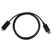 Cavo DisplayPort maschio a HDMI maschio, lunghezza cavo: 1,8 m, DP to HDMI Male Black