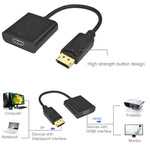 Adattatore cavo video DisplayPort maschio a HDMI femmina, lunghezza: 15 cm, DP Male to HDMI Female (Gold plated)