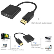 Adattatore cavo video DisplayPort maschio a HDMI femmina, lunghezza: 15 cm, DP Male to HDMI Female (Gold plated)