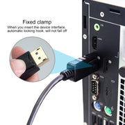 Cavo DisplayPort maschio a DisplayPort maschio, lunghezza: 1,8 m, DP to DP Male (Gold plated)