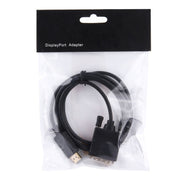 Cavo adattatore digitale alto DisplayPort maschio a DVI maschio, lunghezza: 1,8 m, DP to DVI 24+1 Male (Gold plated)
