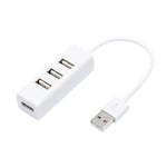 HUB USB 2.0 a 4 porte per computer Apple, for Apple Computer(White), for Apple Computer(Black)