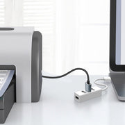 HUB USB 2.0 a 4 porte per computer Apple, for Apple Computer(White), for Apple Computer(Black)
