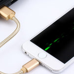 Cavo di ricarica per sincronizzazione dati da USB-C / Type-C 3.1 a USB 2.0 con testa in metallo intrecciato da 1 m