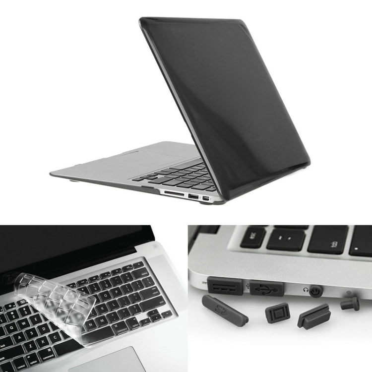 ENKAY per MacBook Air 13,3 pollici (versione USA) / A1369 / A1466 Hat-Prince 3 in 1 Custodia protettiva in plastica rigida con guscio di cristallo con protezione per tastiera e tappo antipolvere per porta