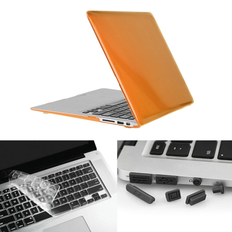 ENKAY per MacBook Air 13,3 pollici (versione USA) / A1369 / A1466 Hat-Prince 3 in 1 Custodia protettiva in plastica rigida con guscio di cristallo con protezione per tastiera e tappo antipolvere per porta