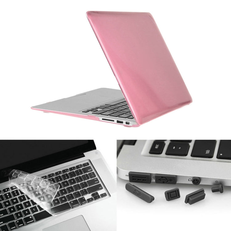 ENKAY per MacBook Air 13,3 pollici (versione USA) / A1369 / A1466 Hat-Prince 3 in 1 Custodia protettiva in plastica rigida con guscio di cristallo con protezione per tastiera e tappo antipolvere per porta