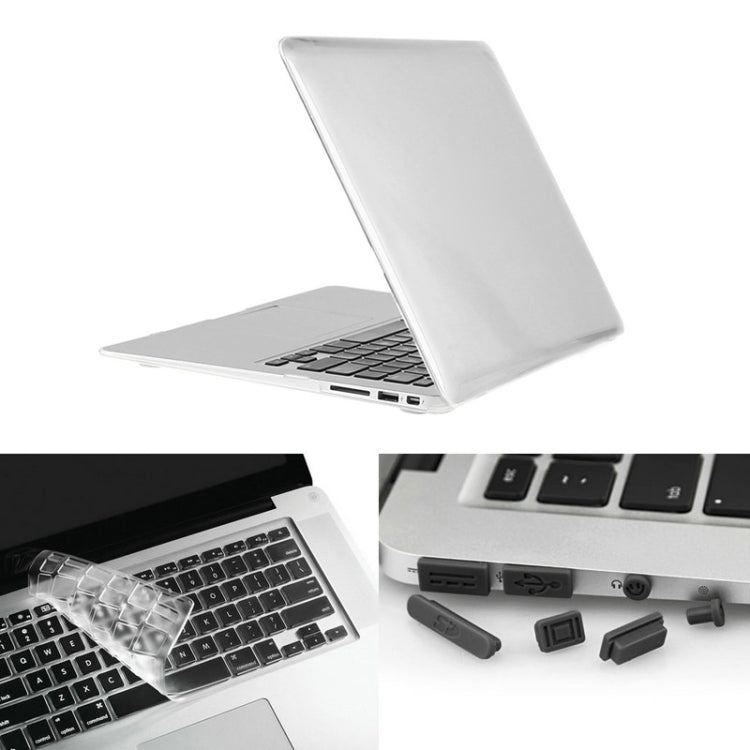 ENKAY per MacBook Air 13,3 pollici (versione USA) / A1369 / A1466 Hat-Prince 3 in 1 Custodia protettiva in plastica rigida con guscio di cristallo con protezione per tastiera e tappo antipolvere per porta