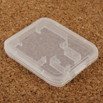 Scatola per schede di memoria in plastica trasparente da 100 pezzi per scheda SD + scheda Micro SD (scheda TF), SD+TF Card