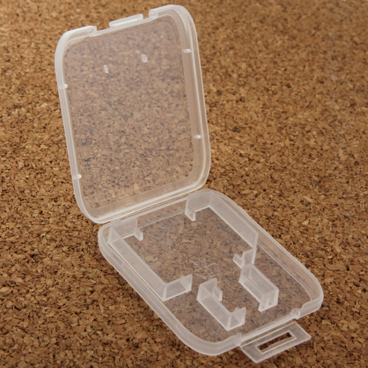 Scatola per schede di memoria in plastica trasparente da 100 pezzi per scheda SD + scheda Micro SD (scheda TF), SD+TF Card