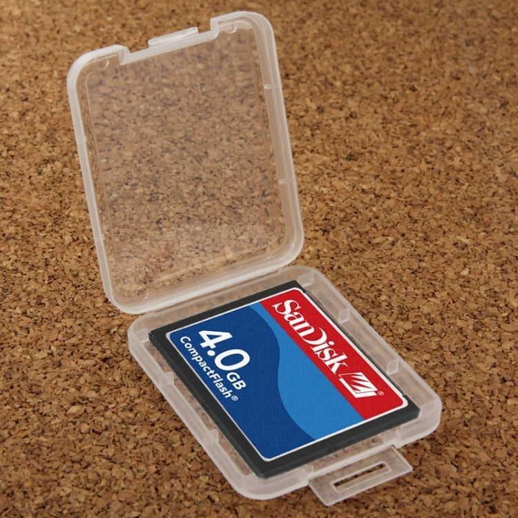 Scatola per scheda di memoria in plastica trasparente da 100 pezzi per scheda Compact Flash/scheda CF, CF Card